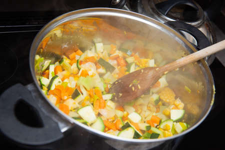 Lightly blanched vegetables are the best treats for every vegetarian.