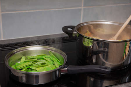 Lightly blanched vegetables are the best treats for every vegetarian.