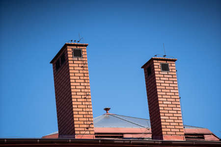 Ventilation chimneys are used to get rid of used air from living quarters