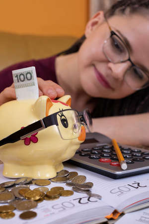 The teacher is satisfied with her student - a moneybox, who mastered all the material related to...