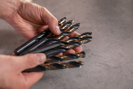 HighQuality Precision Metal Drill Bits Designed Specifically for Engineering and Manufacturingの写真素材