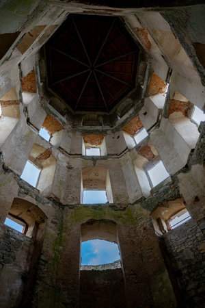 The Majestic and Breathtaking Ruins of an Ancient Structure Featuring a Stunning Dome
