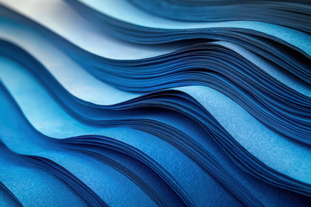 This is an Abstract Blue Waves Pattern that can be utilized for Creative and Unique Designsの素材