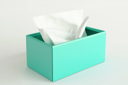 An Elegant Tissue Box that comes with beautifully Textured Tissues for your convenience and styleの素材