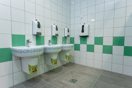 Discover the allure of Modern Toilet Design featuring Unique and Striking Wall Patterns