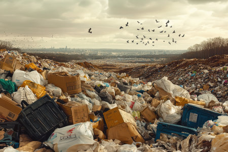 Waste Management and the Environmental Impact on Urban Landscapes in Todays Societyの素材