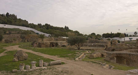 Carthage, Cartagena in Tunisia, Africaのeditorial素材