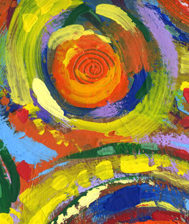 acrylic painting abstract texture backgroundのeditorial素材