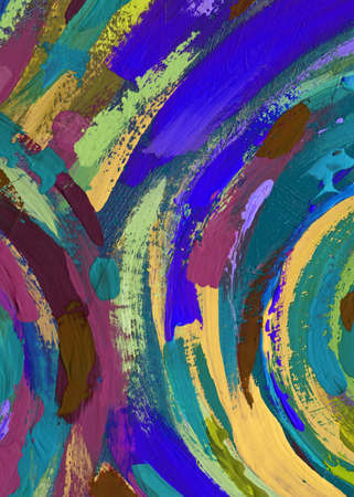 acrylic painting abstract texture backgroundのeditorial素材