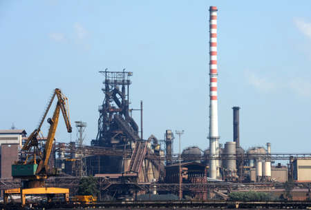 The industrial port of Piombinoの写真素材