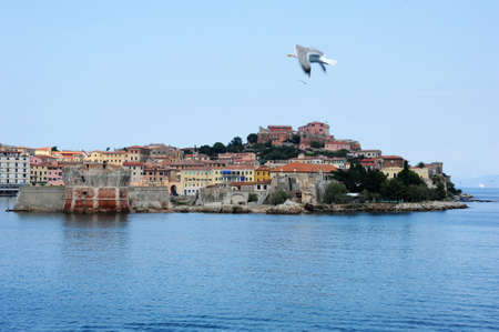 Portoferraio on Elba islandの写真素材