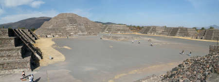 archeological site of Teotihuacan at Mexicoのeditorial素材