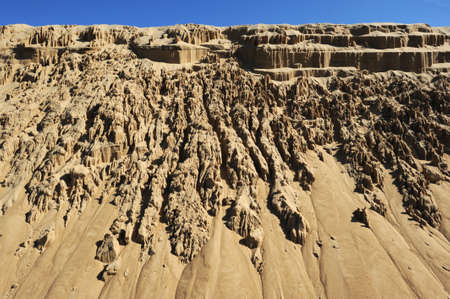sand dunes at the beach of Valizas on the Uruguayan coastの写真素材