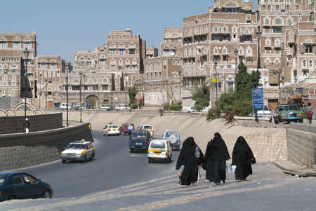 Old San a capital of Yemen.のeditorial素材