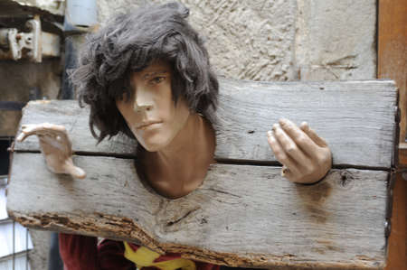 Dummy of a middle age tortureのeditorial素材