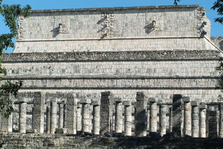 the archaeological site of Chichen Itza on Mexico