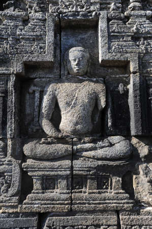 The archaeological site of Borobudur on the island of Javatの写真素材