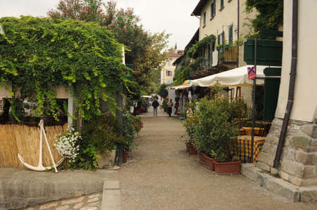 The island of Pescatori on lake Maggiore