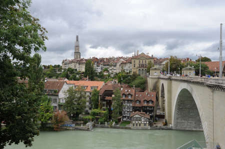 View at the old part of Bern on Switzerlandのeditorial素材