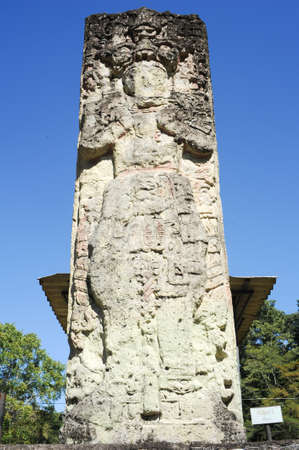 The Mayan ruins of Copan on Honduras