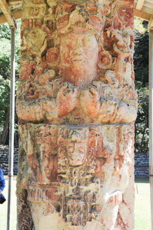 The Mayan ruins of Copan on Honduras