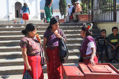 Maya woman at Nebaj on Guatemalaのeditorial素材