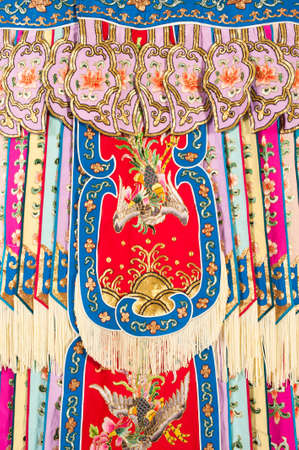 Costume of a chinese theatreの写真素材