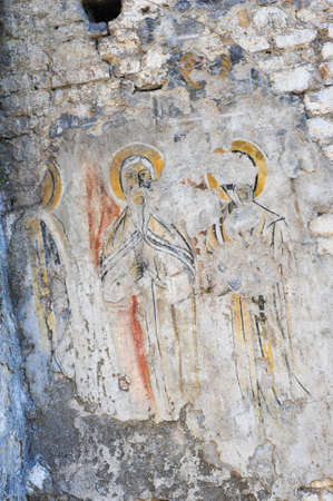 The archaeological site of Stari Bar on Montenegroの写真素材