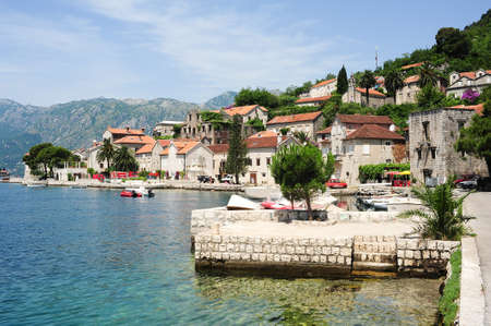 Village of Perast on the bay of Kotor, Montenegro