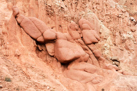 Hill of seven colors at Purmamarca on Argentina andesの写真素材