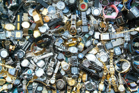 Watches at the market of Yangon on Myanmar