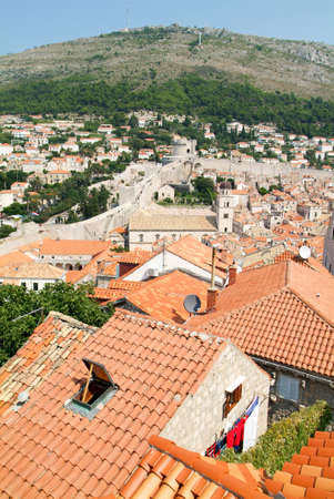 View at the old town of Dubrovnik on Croatiaのeditorial素材