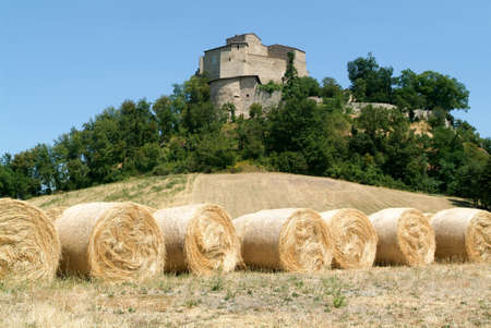 Castle Rossena on Emilia Romagna, Italyのeditorial素材