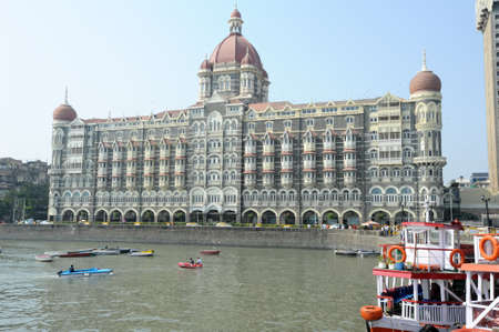 Taj Mahal Palace in Mumbai, Indiaのeditorial素材