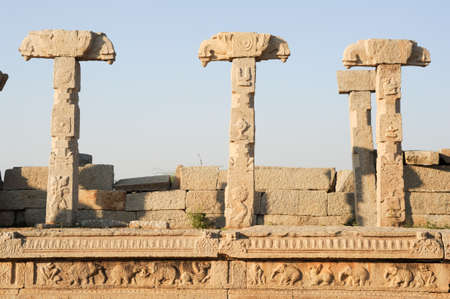 Vittala temple at Hampi on Indiaの写真素材