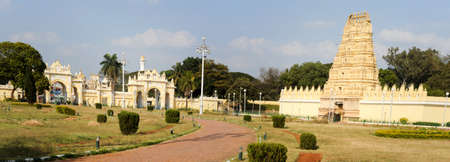 Sri Bhuvaneshwari temple close to Mysore palace on Indiaのeditorial素材