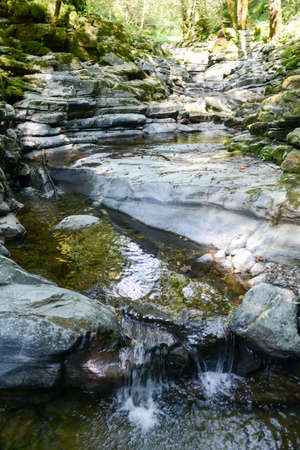 River Breggia at Muggio on Muggio valley, Switzerland