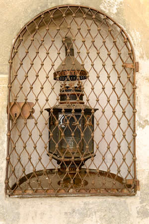 Sacro Monte of Varallo, holy mountain, is a famous pilgrimage site on Italy. の写真素材