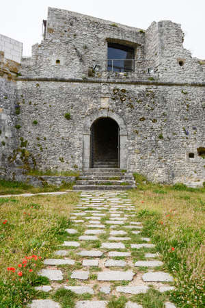 Castle of Monte Sant'Angelo on Puglia, Italy.のeditorial素材