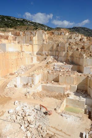Granite quarry of Orosei on the island of Sardinia, Italyの写真素材