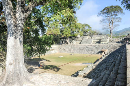 The Mayan ruins of Copan on Honduras