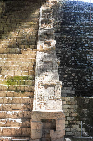 The Mayan ruins of Copan on Honduras