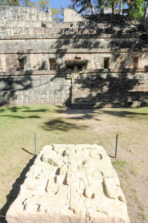 The Mayan ruins of Copan on Honduras