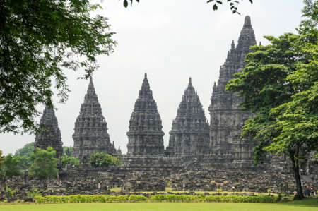 Prambanan is a Hindu temple compound in Java on Indonesia, Unesco world heritageのeditorial素材