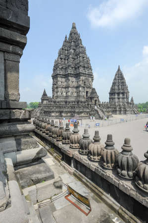 Prambanan, Indonesia - 2 February 2013: Prambanan is a Hindu temple compound in Java on Indonesia, Unesco world heritageのeditorial素材