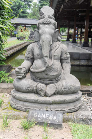 Ganesh statue of Prambanan temple compound in Java on Indonesia, Unesco world heritageのeditorial素材