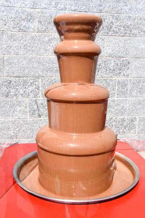 Chocolate fountain on mount Generoso, Switzerlandのeditorial素材