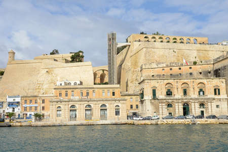 La Valletta, Malta - 2 Novembre 2017: View of Valletta, the capital city of Maltaのeditorial素材