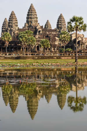 Angkor Wat temple at Siem Reap in Cambodia.のeditorial素材