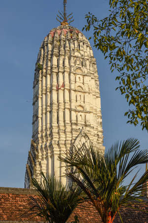 Wat Phanan Choeng temple in Ayutthaya on Thailandの写真素材